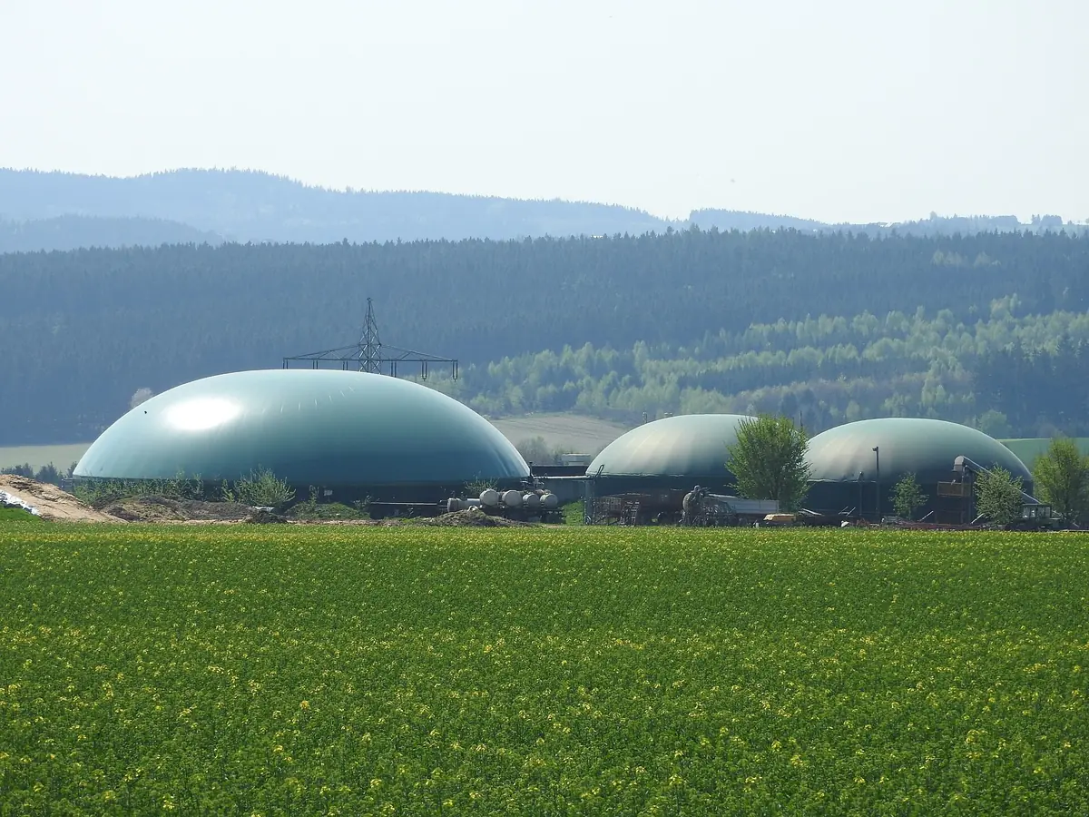 Biométhane à partir de déchets organiques.
